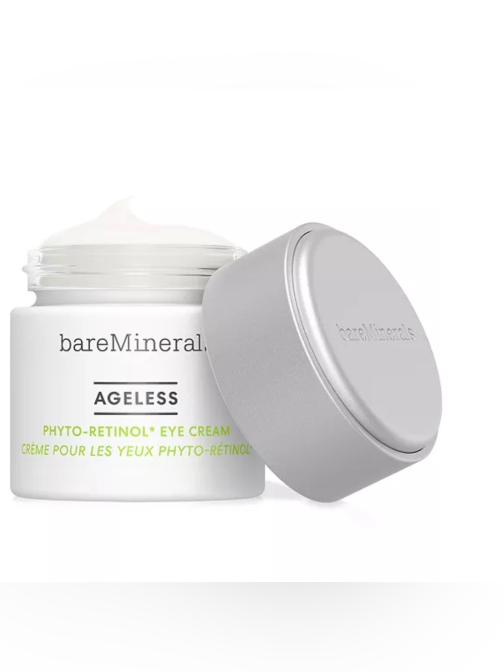 bareMinerals Ageless Eye Cream in White and Green Packaging